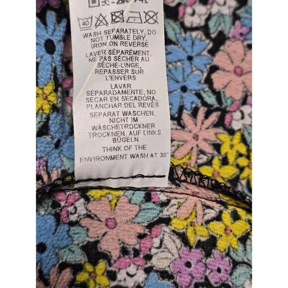 ASOS Design Curve Pink Floral Maxi-Dress V-neck size 18 - Picture 11 of 12